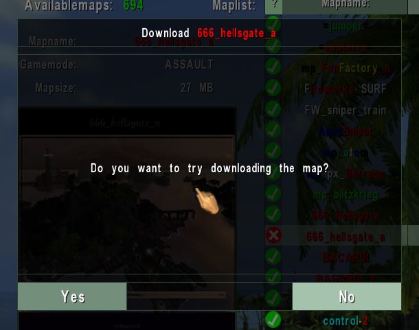 map download panel